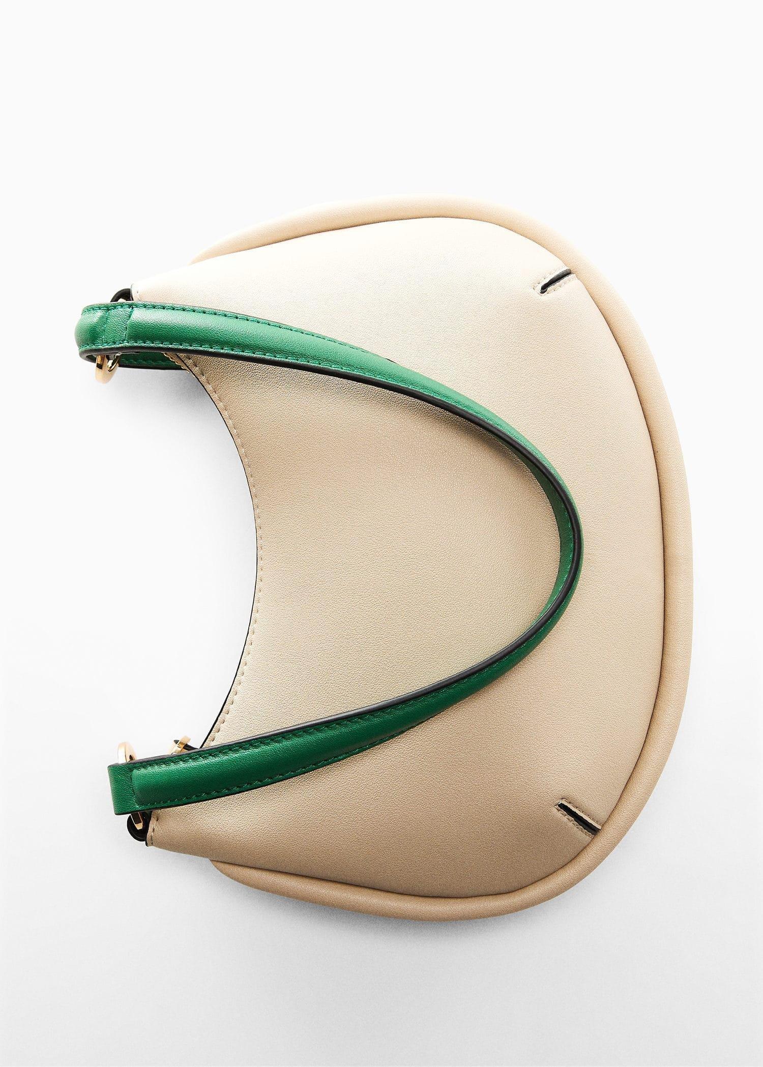 Mango - Beige Bicolor Shoulder Bag