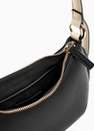 Mango - Black Leather-Effect Shoulder Bag