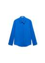 Mango - Blue Regular Flowy Shirt