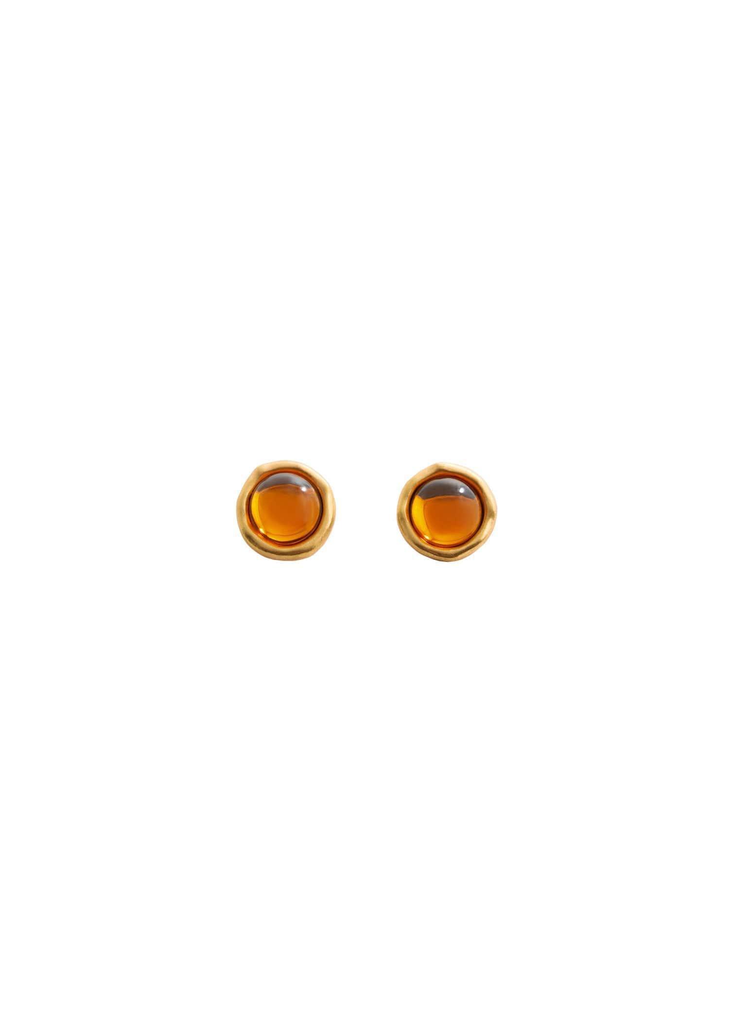 Mango - Gold Stones Earrings
