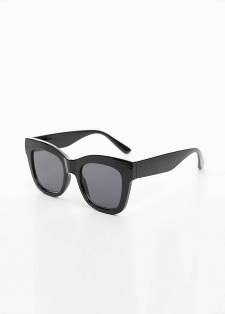 Mango - Black Squared Frame Sunglasses