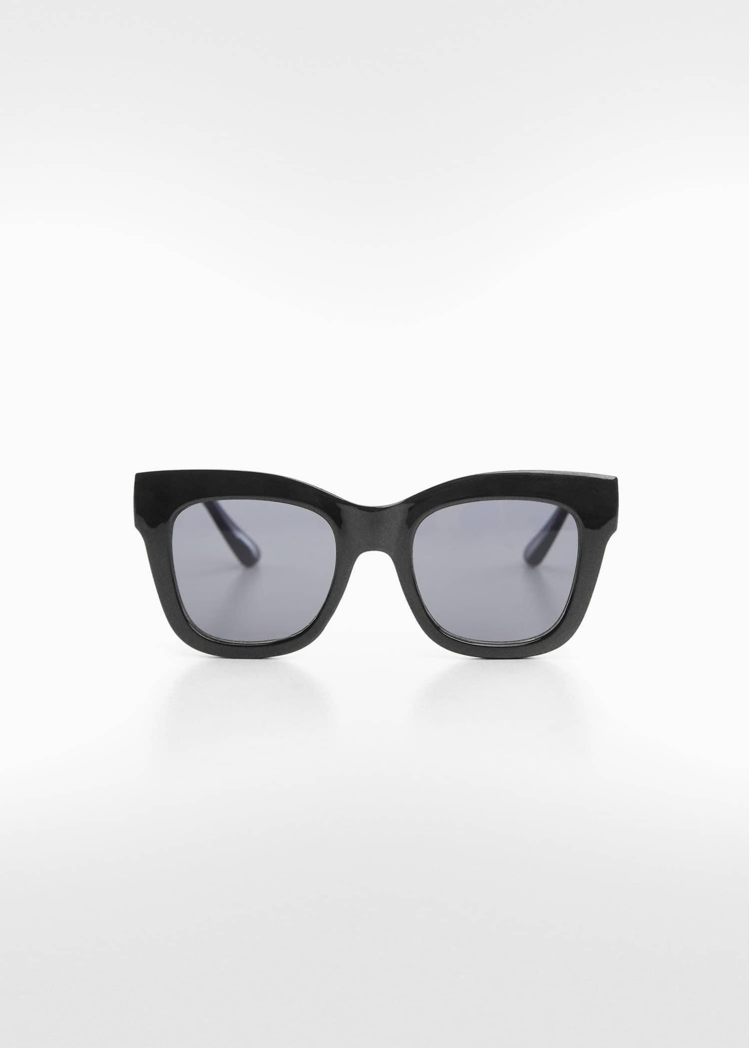 Mango - Black Squared Frame Sunglasses