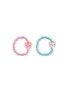Mango - Pink Beads Bracelets - Set Of 2, Kids Girls