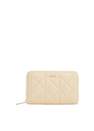 Mango - White Quilted Purse With Logo