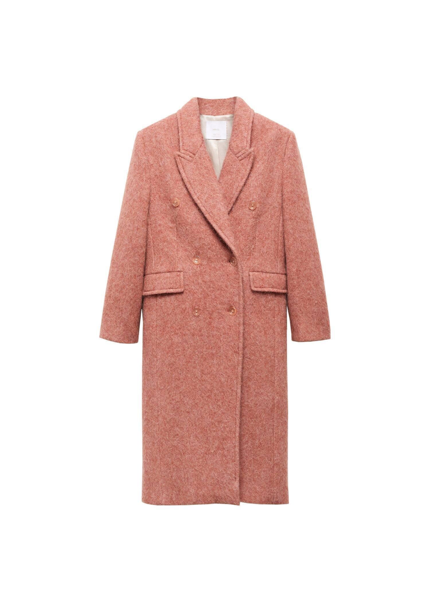 Pink outlet coat mango