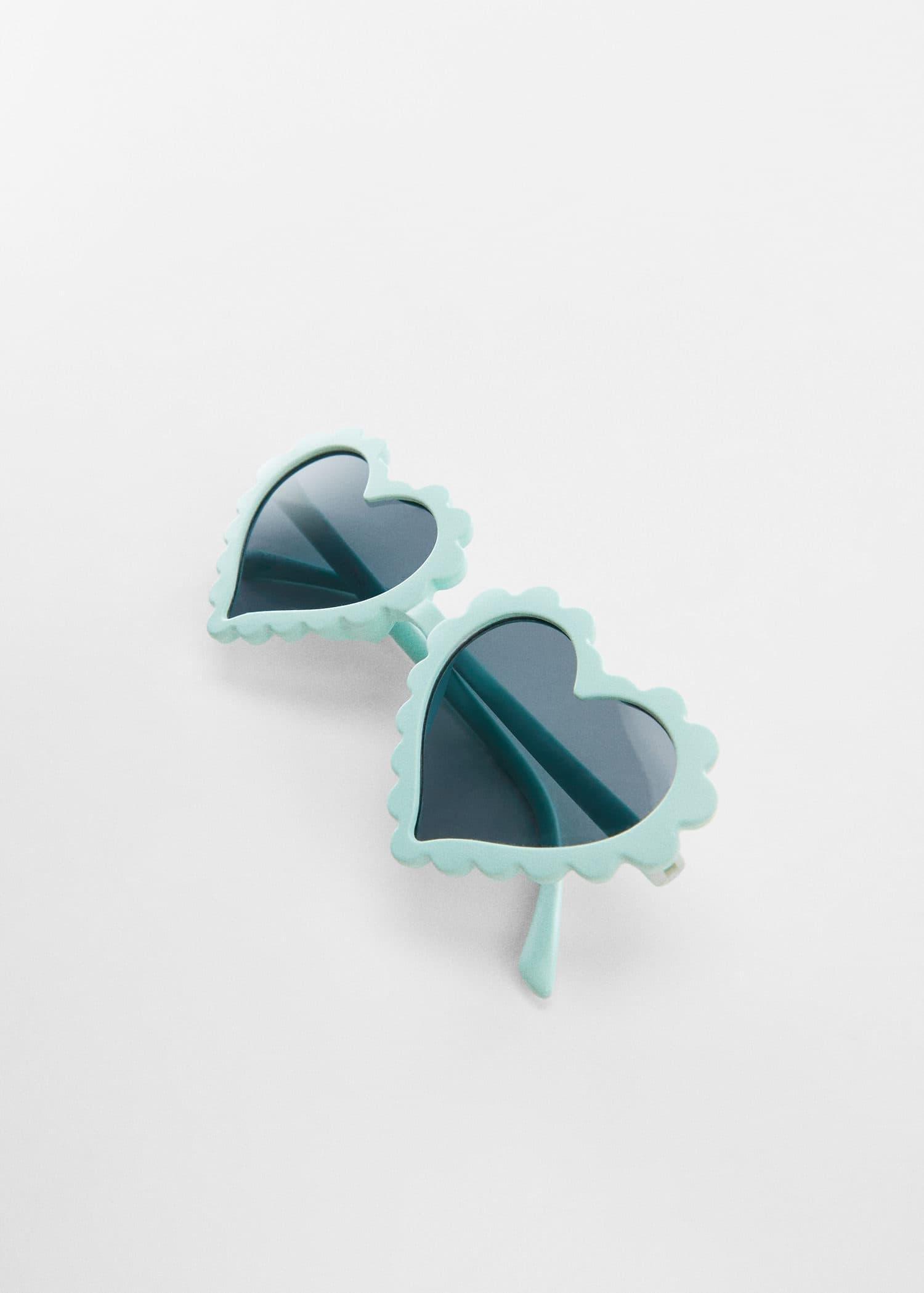 Green Heart Shape Sunglasses, Kids Girls, , large image number 2