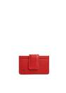 Mango - Red Card Holder With Flap