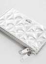 Mango - Silver Quilted Purse