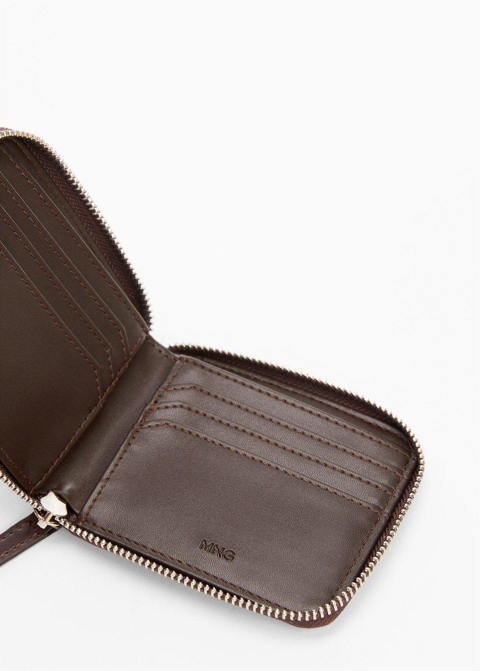 Brown Anti-Contactless Card Holder Wallet, , large image number 2