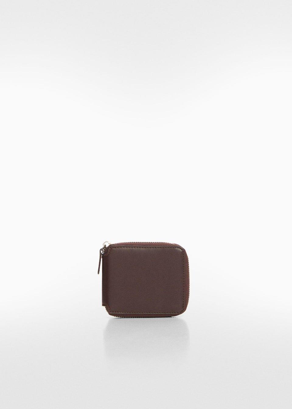 Brown Anti-Contactless Card Holder Wallet, , large image number 6