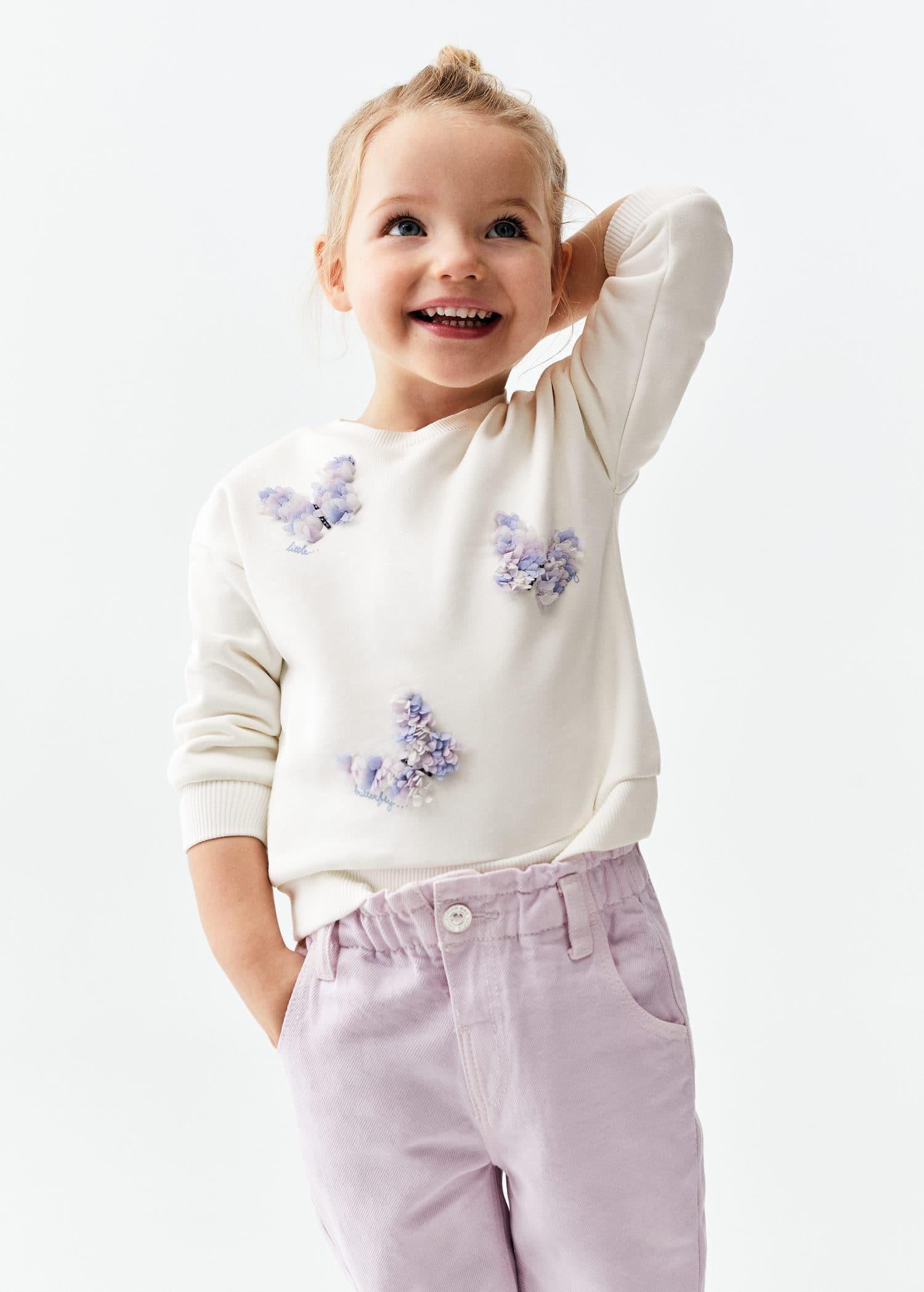 Mango Purple Paperbag Jeans, Kids Girls | Azadea UAE