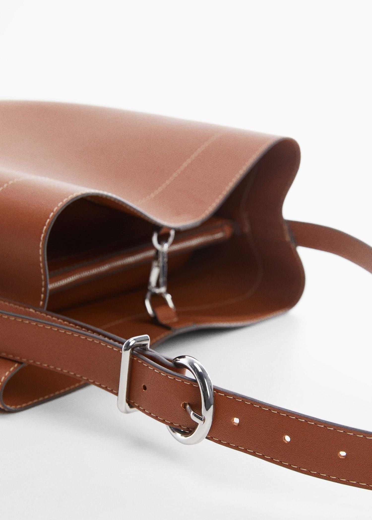 Brown Short Handle Shopper Bag, , large image number 1