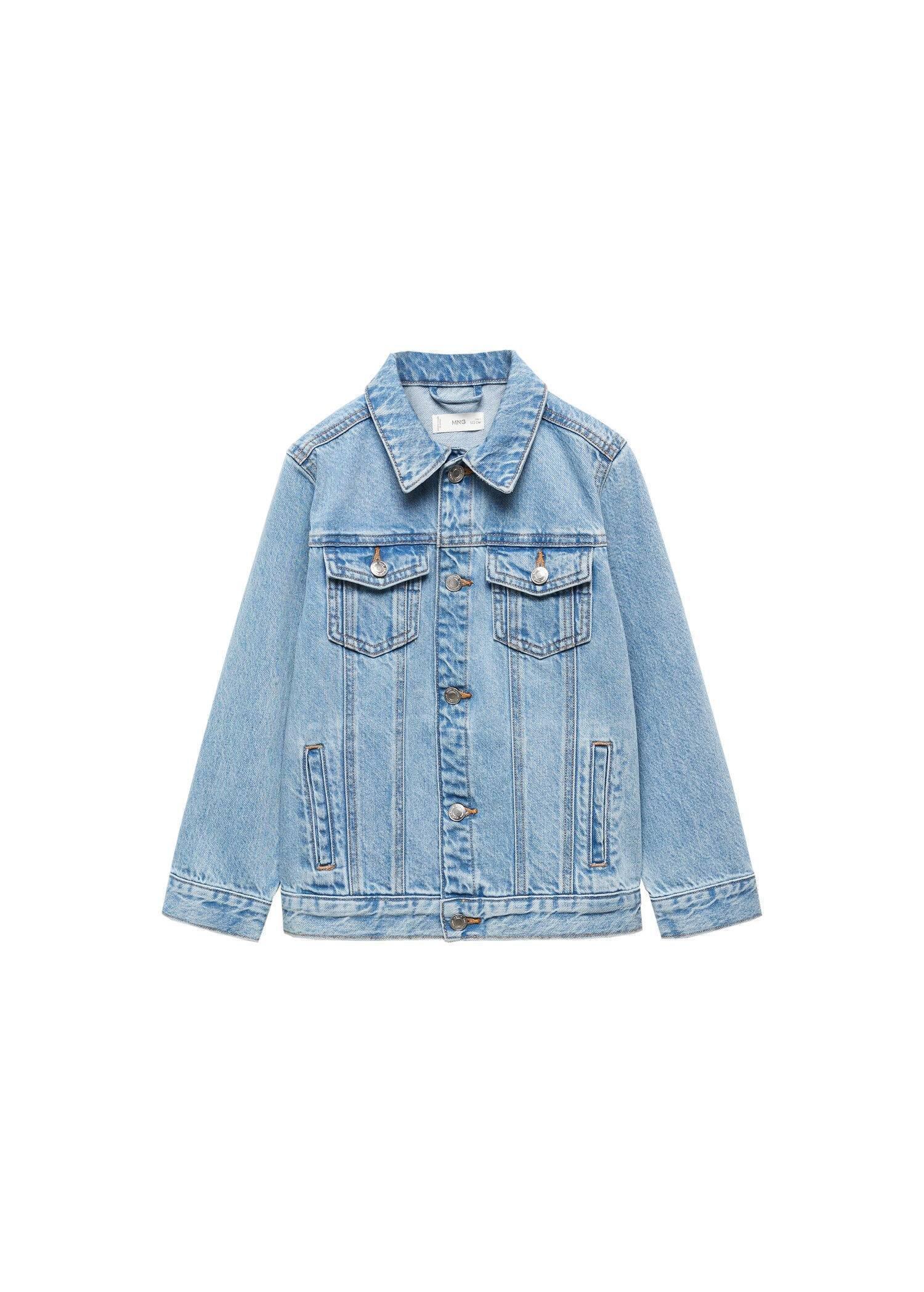 Blue Pockets Denim Jacket, Kids Boys, , large image number 3