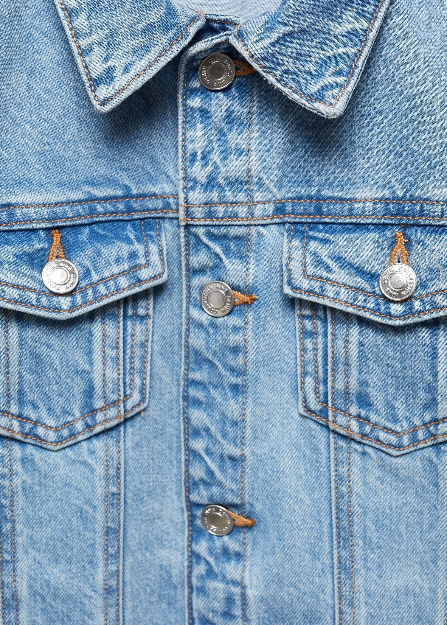 Blue Pockets Denim Jacket, Kids Boys, , large image number 4