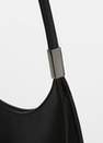 Mango - Black Shoulder Bag With Metallic Details
