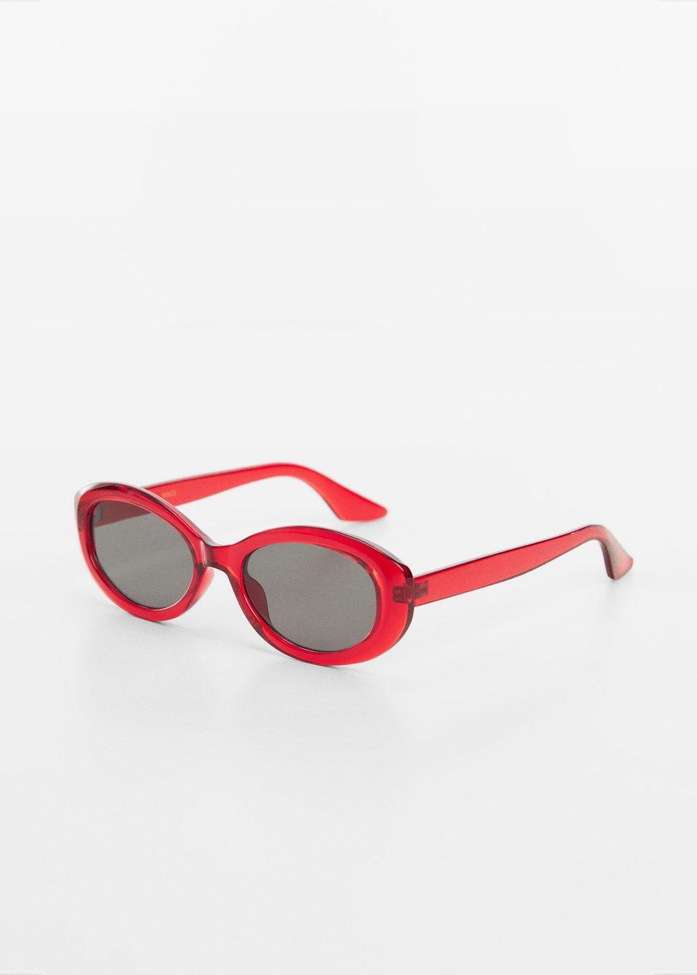 Red Acetate Frame Sunglasses, , large image number 0
