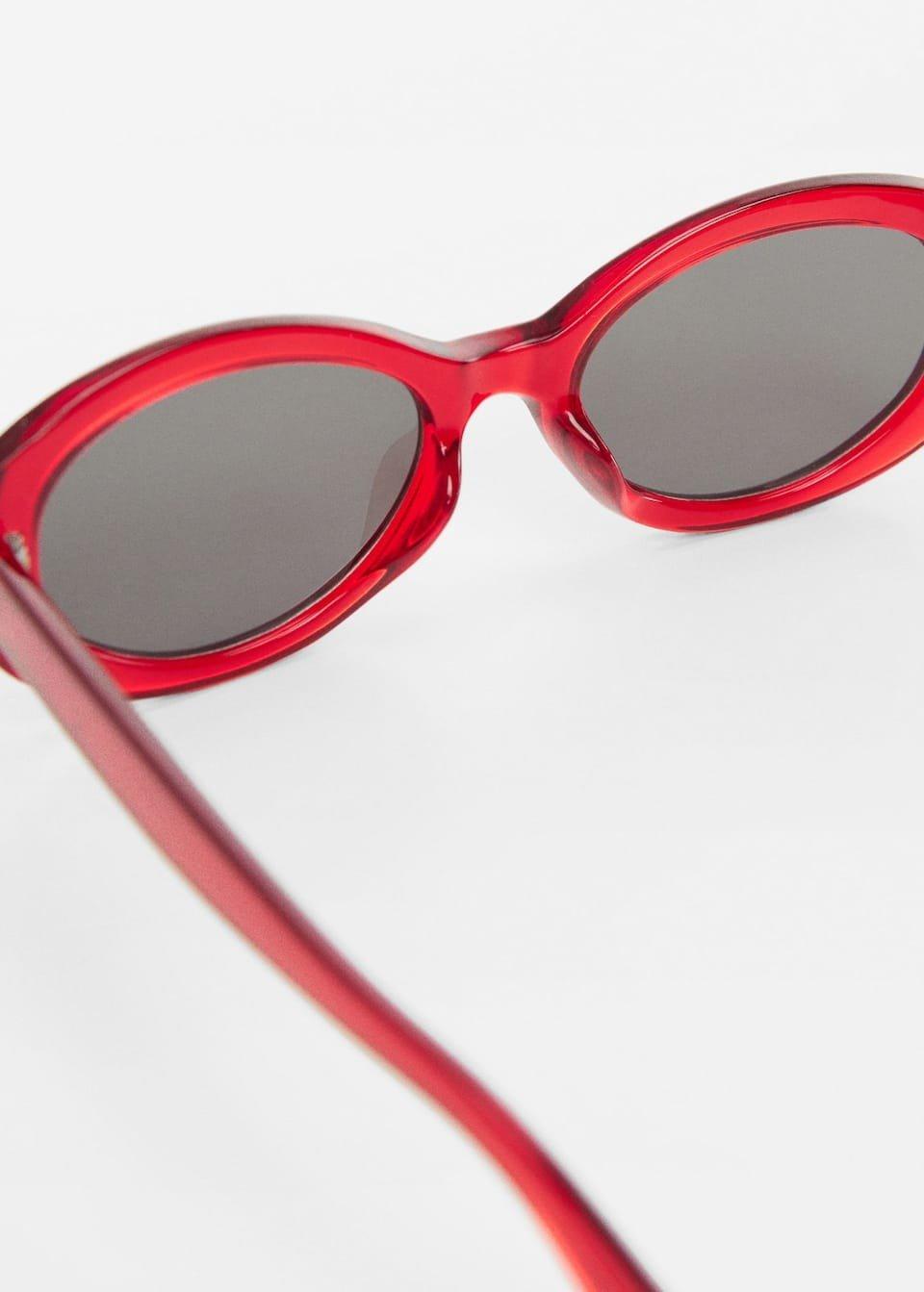 Red Acetate Frame Sunglasses, , large image number 2