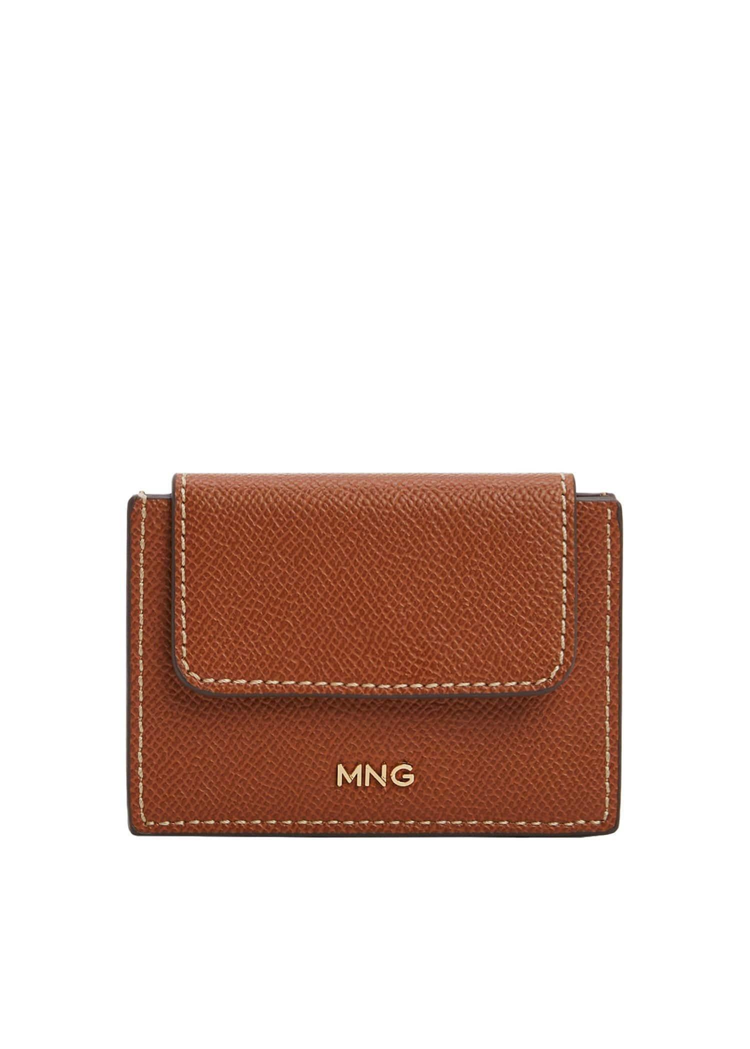 Brown Faux Leather Cardholder, , large image number 3