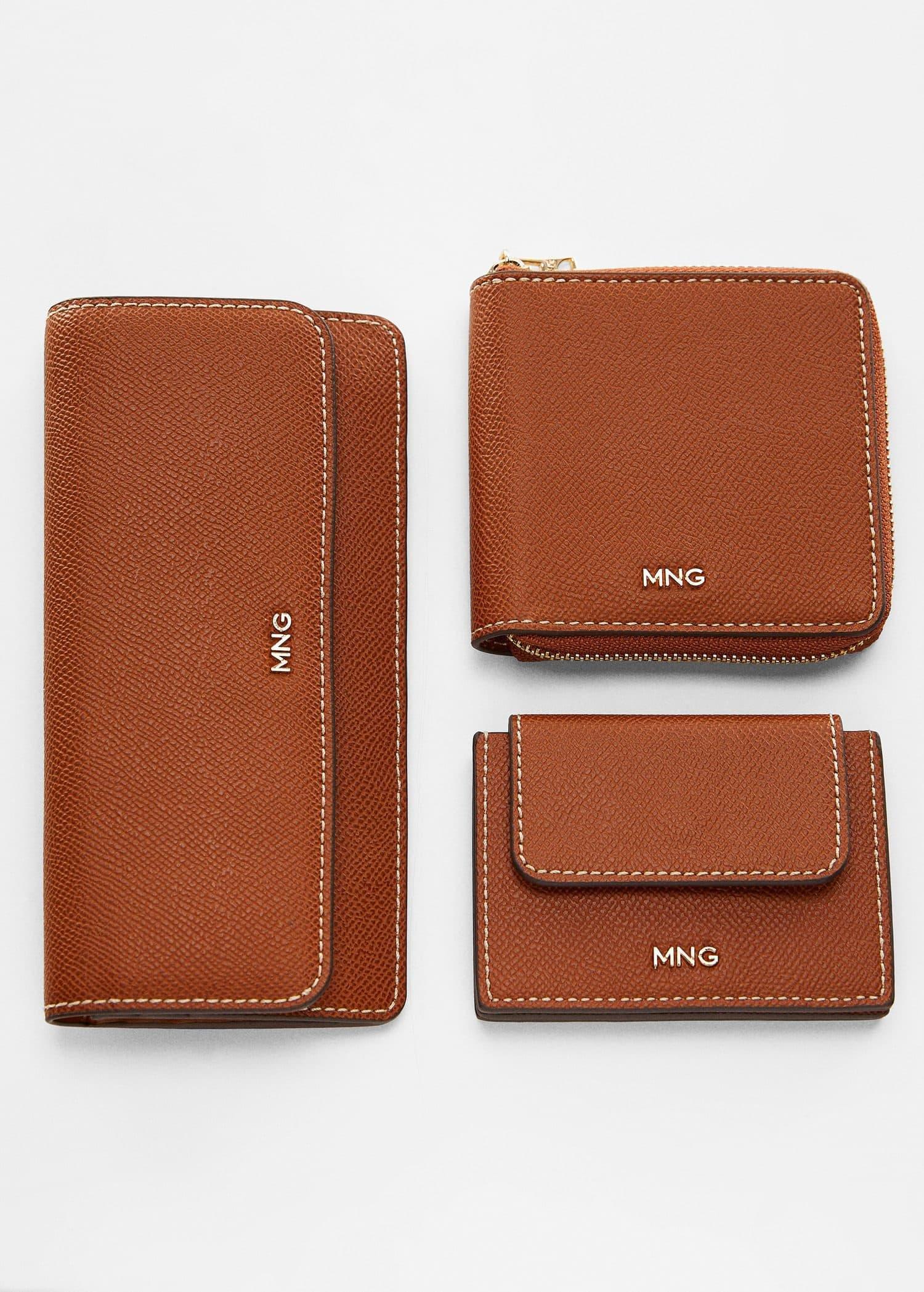 Brown Faux Leather Cardholder, , large image number 4