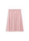 Mango - Pink Pleated Lurex Skirt, Kids Girls