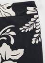 Mango - Black Floral Long Skirt