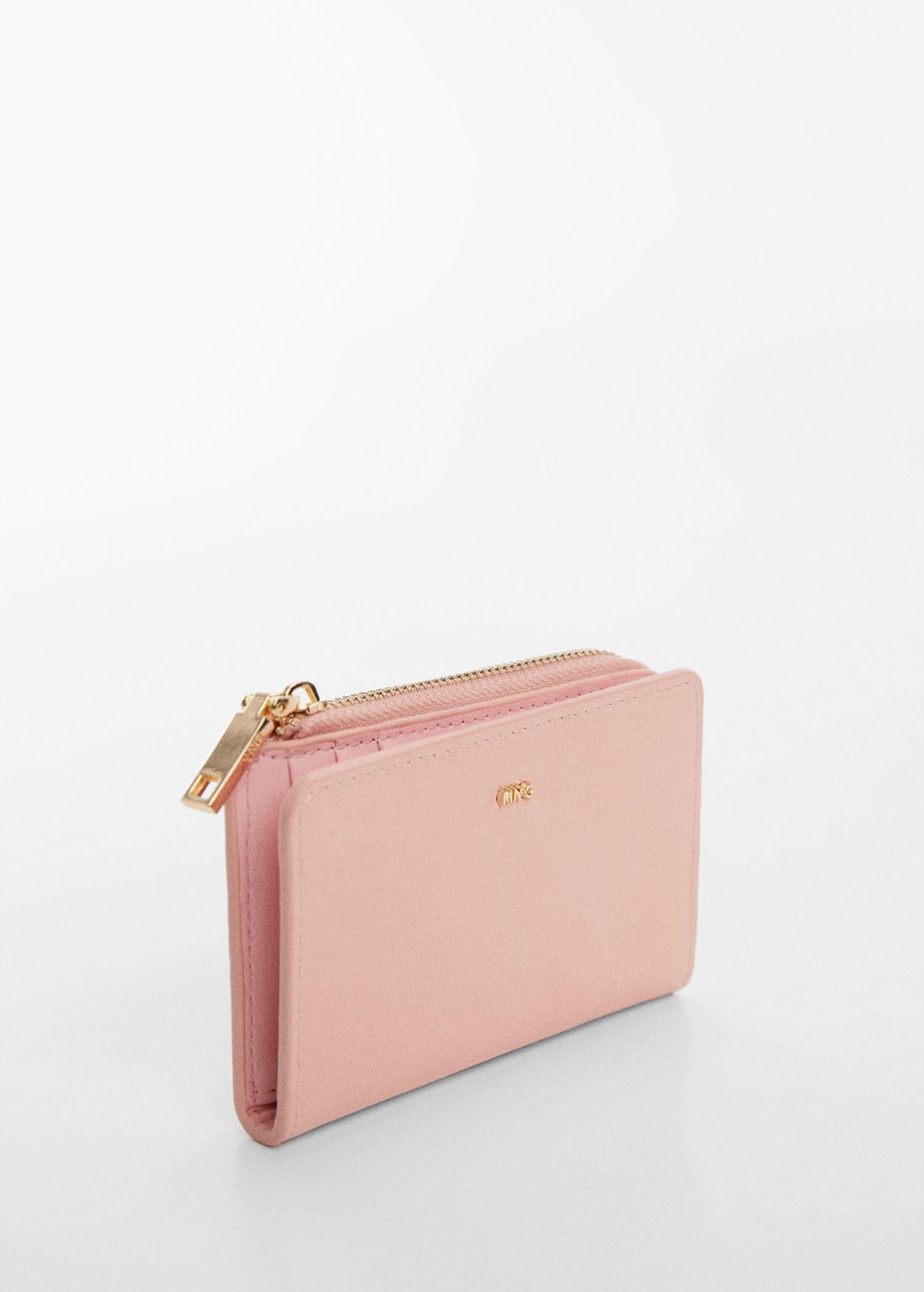 Pink Embossed Wallet With Logo, , large image number 0