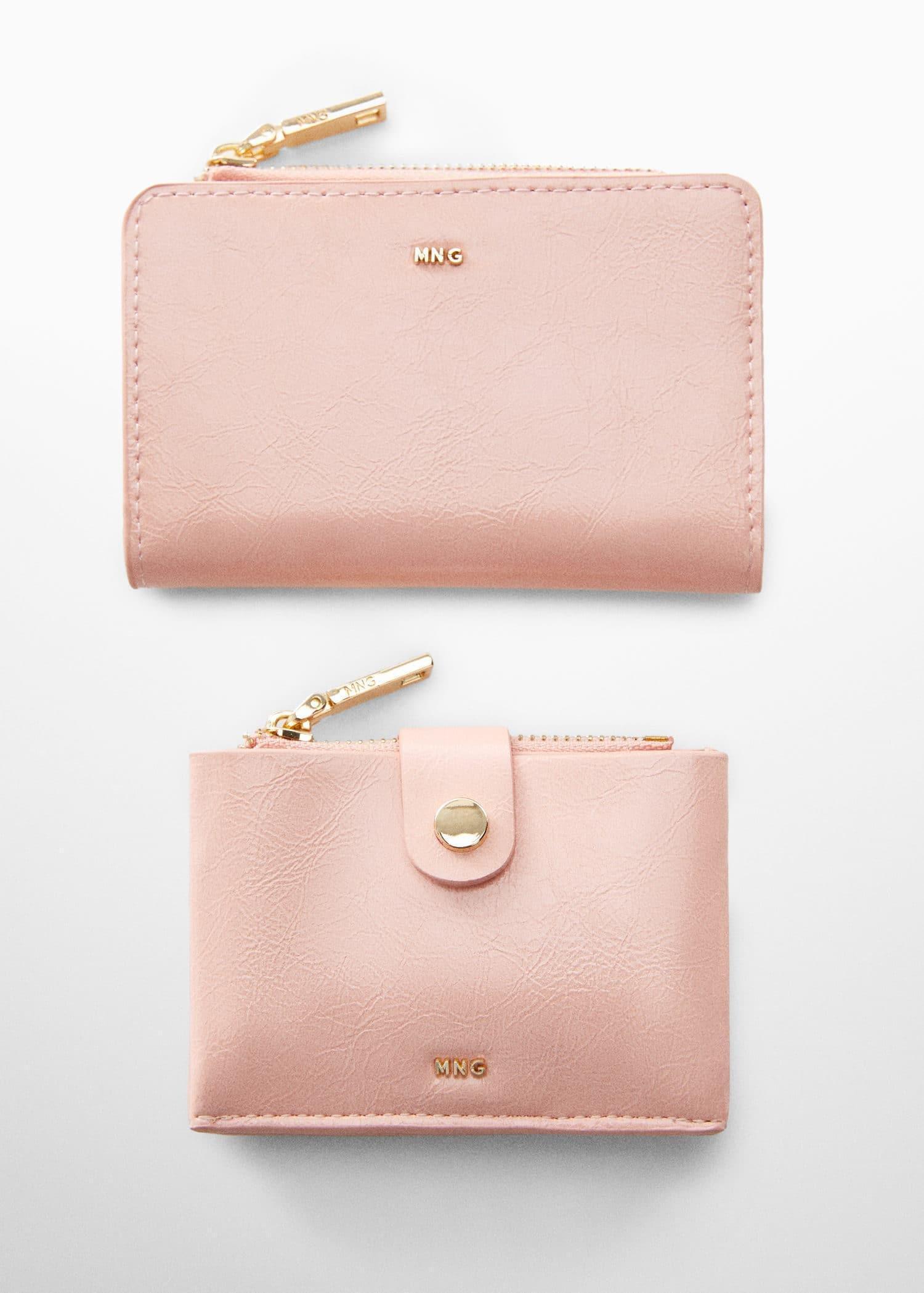 Pink Embossed Wallet With Logo, , large image number 2