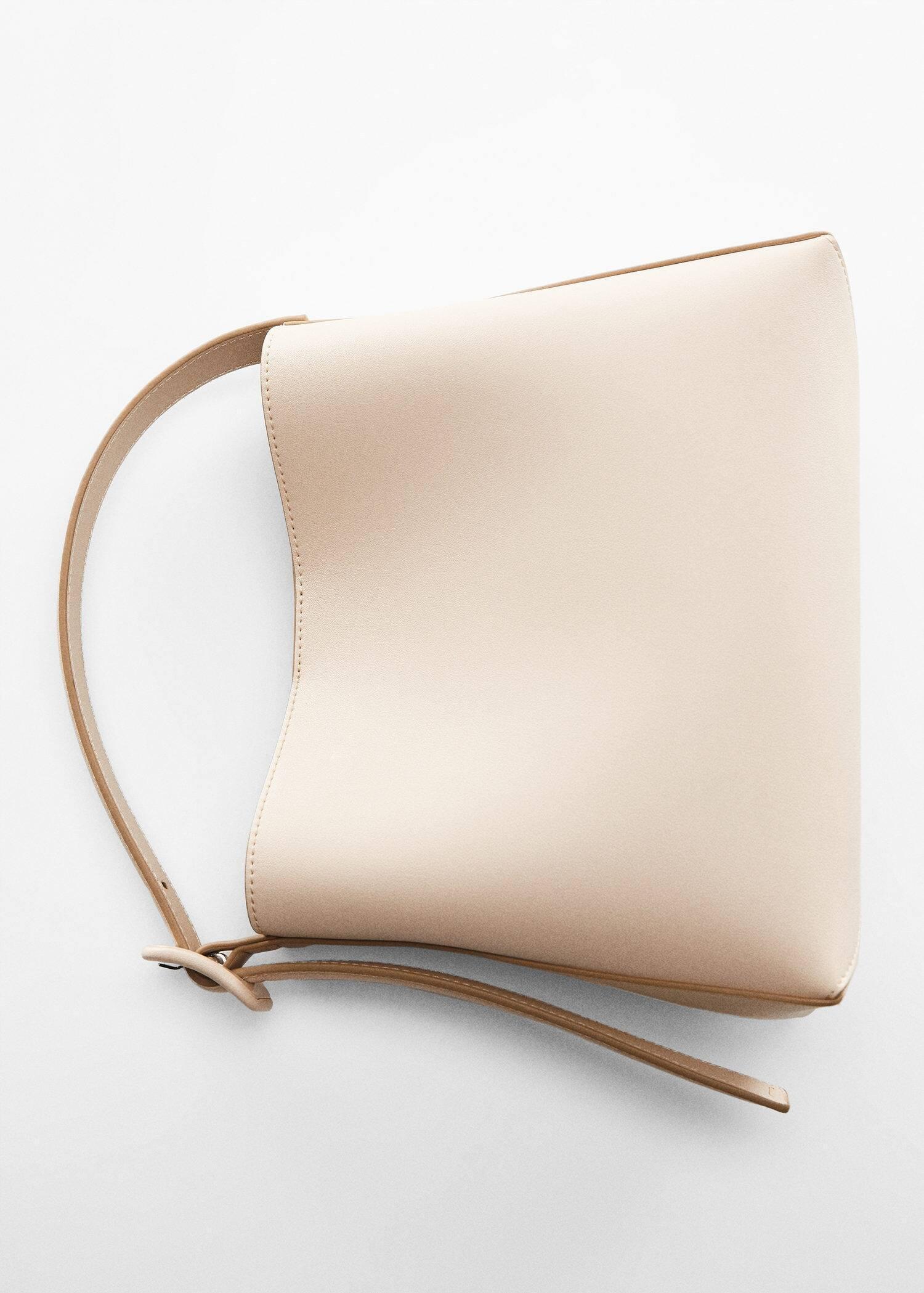 White Shopper Bag With Buckle, , large image number 3