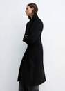 Mango - Black Wool Overcoat