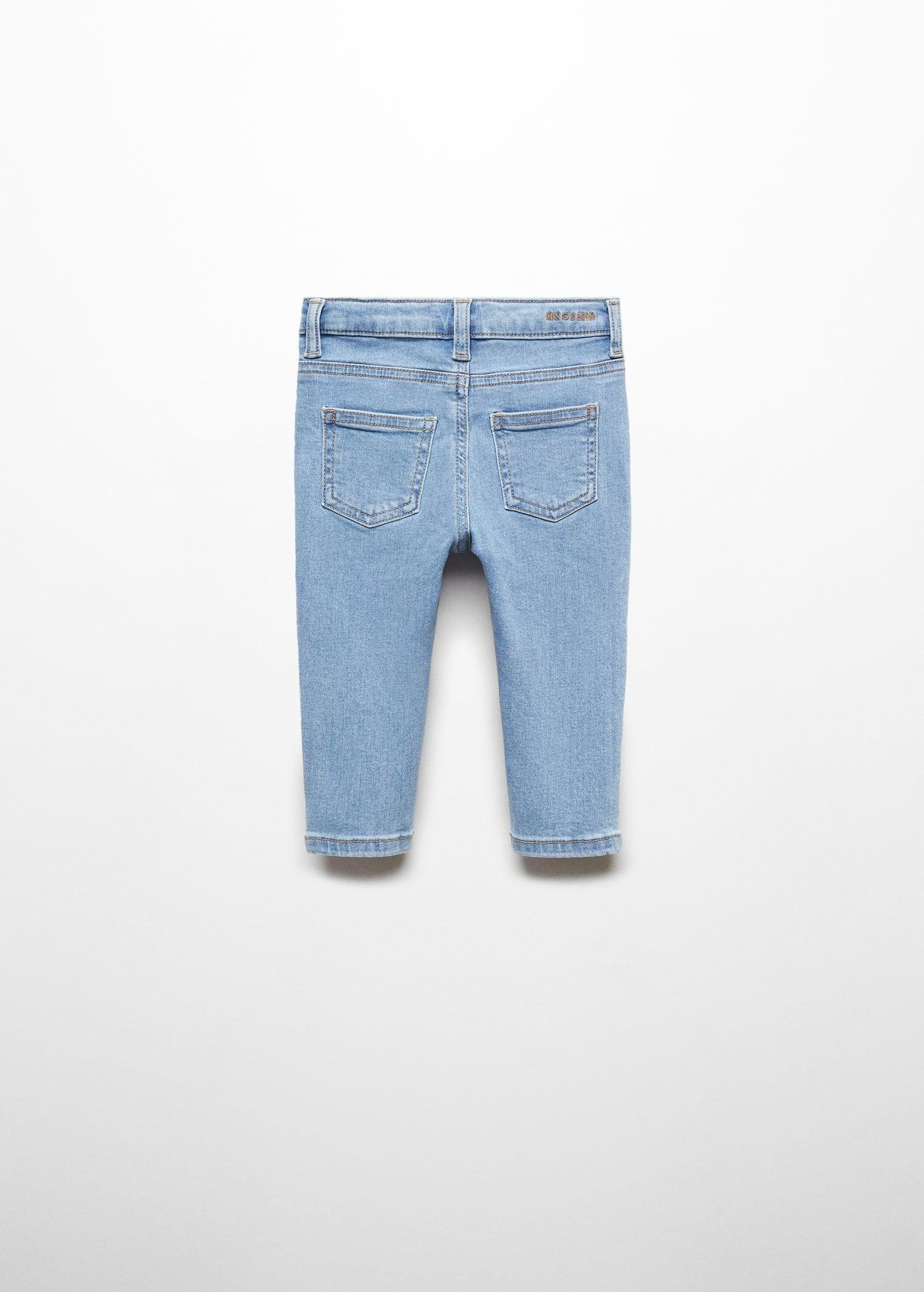 Mango - Blue Cotton Skinny Jeans, Kids Boys
