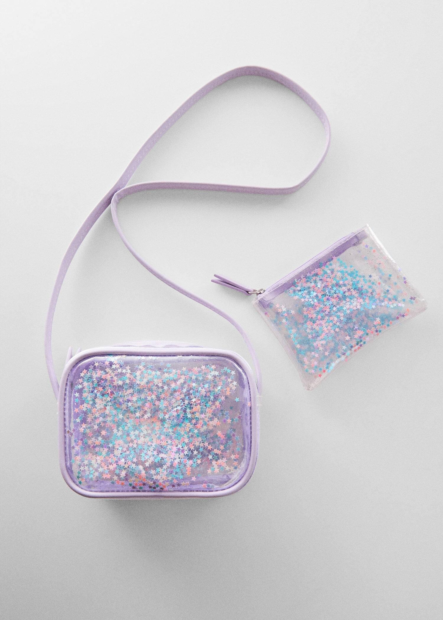 Mango - Purple Lt-Pastel Transparent Wallet, Kids Girls