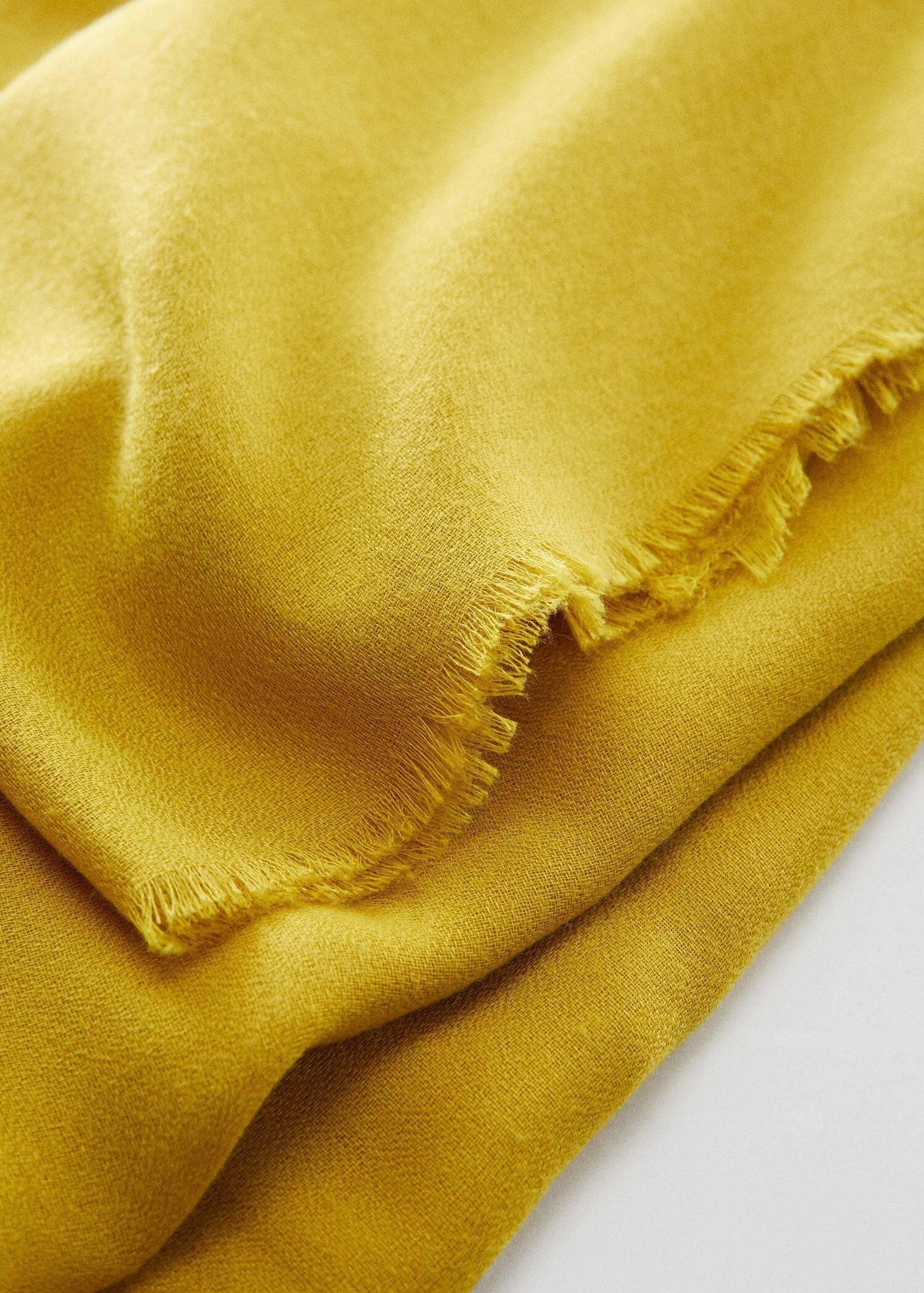 Yellow Flowy Scarf, , large image number 1