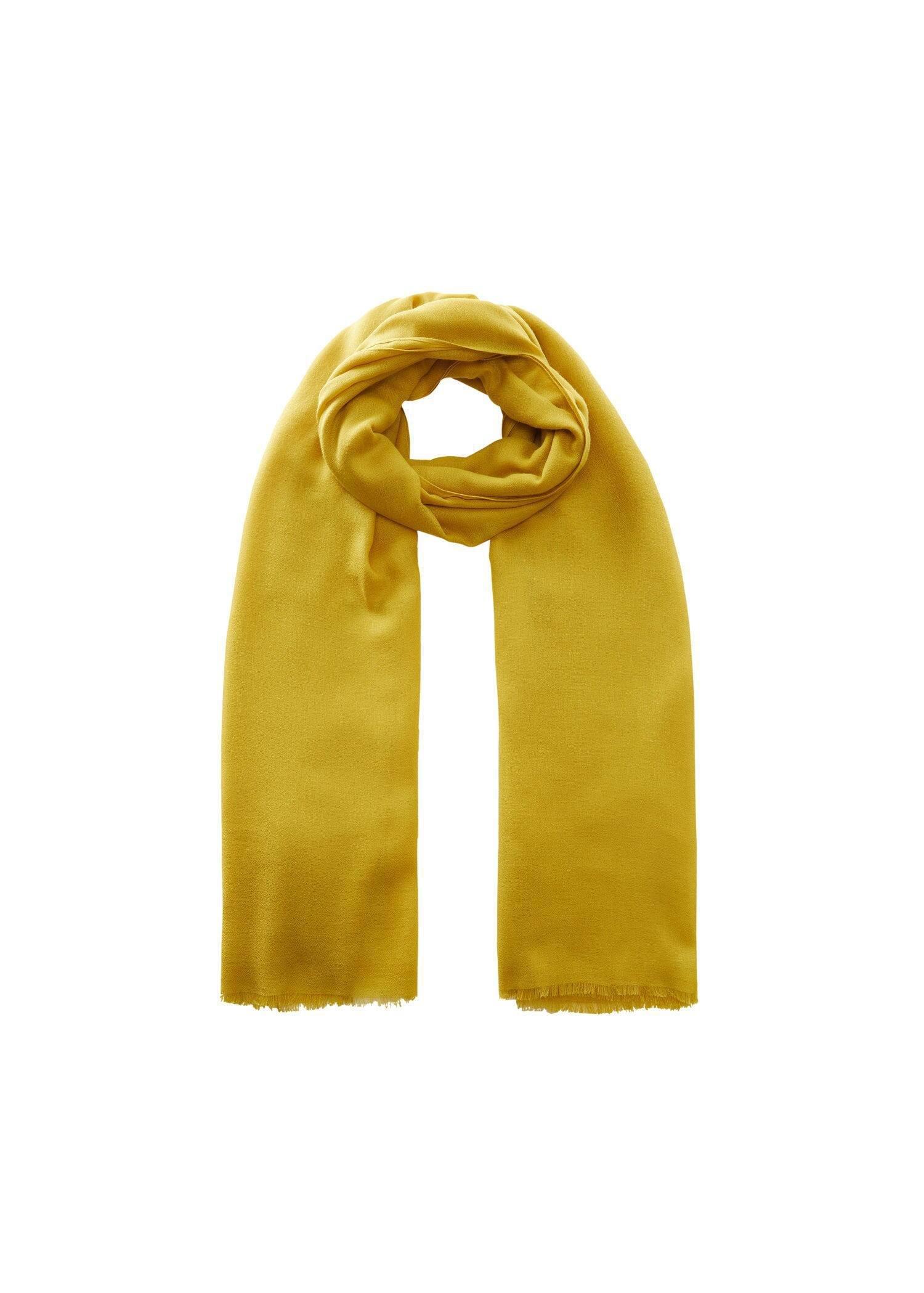 Yellow Flowy Scarf, , large image number 3