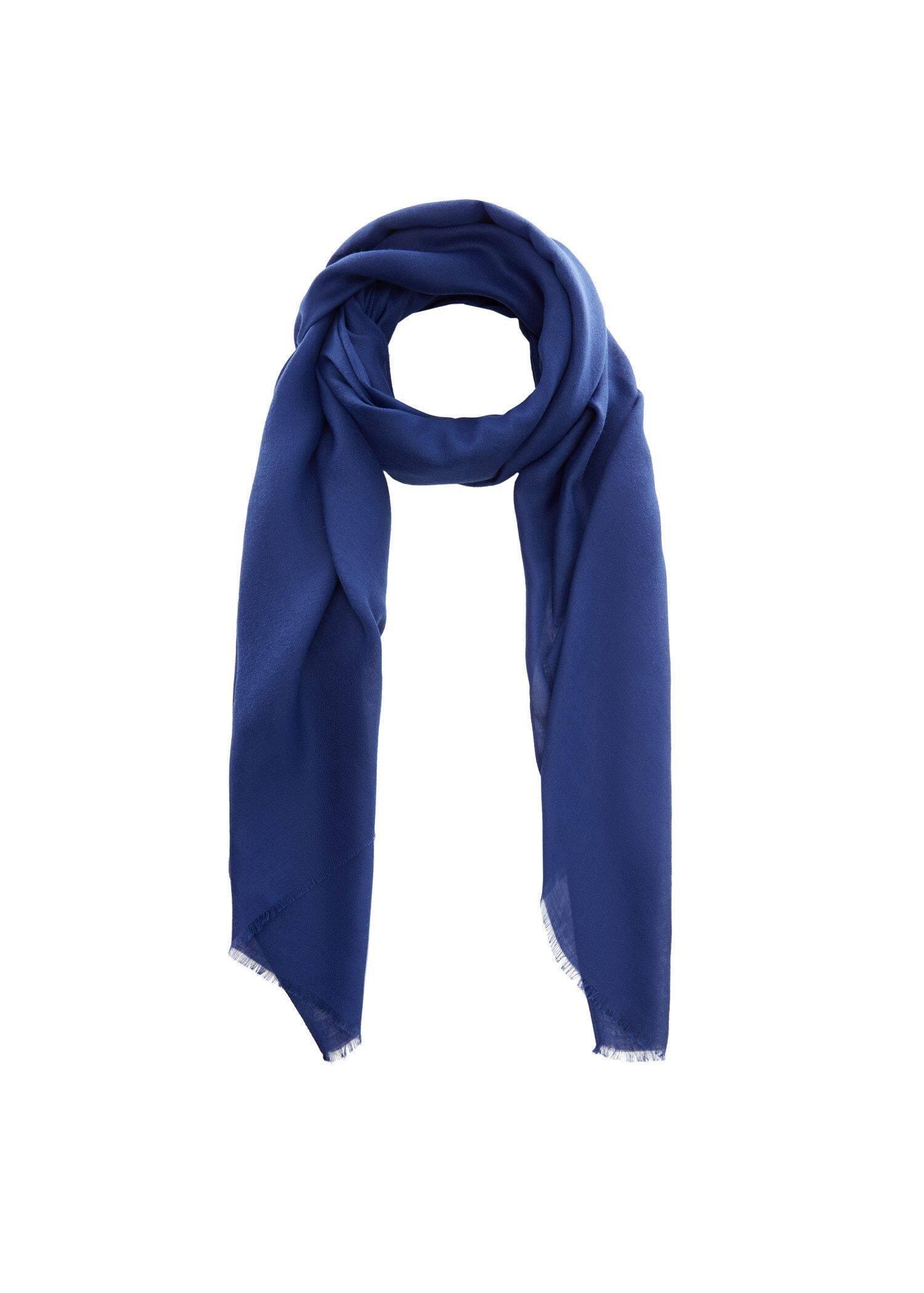 Blue Flowy Scarf, , large image number 0
