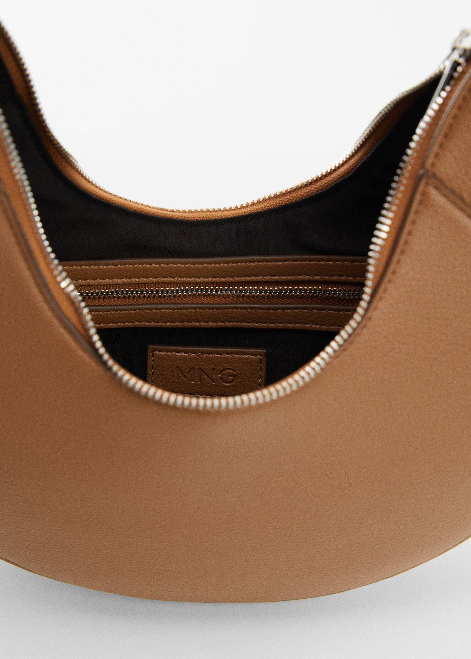 Brown Leather-Effect Shoulder Bag, , large image number 2