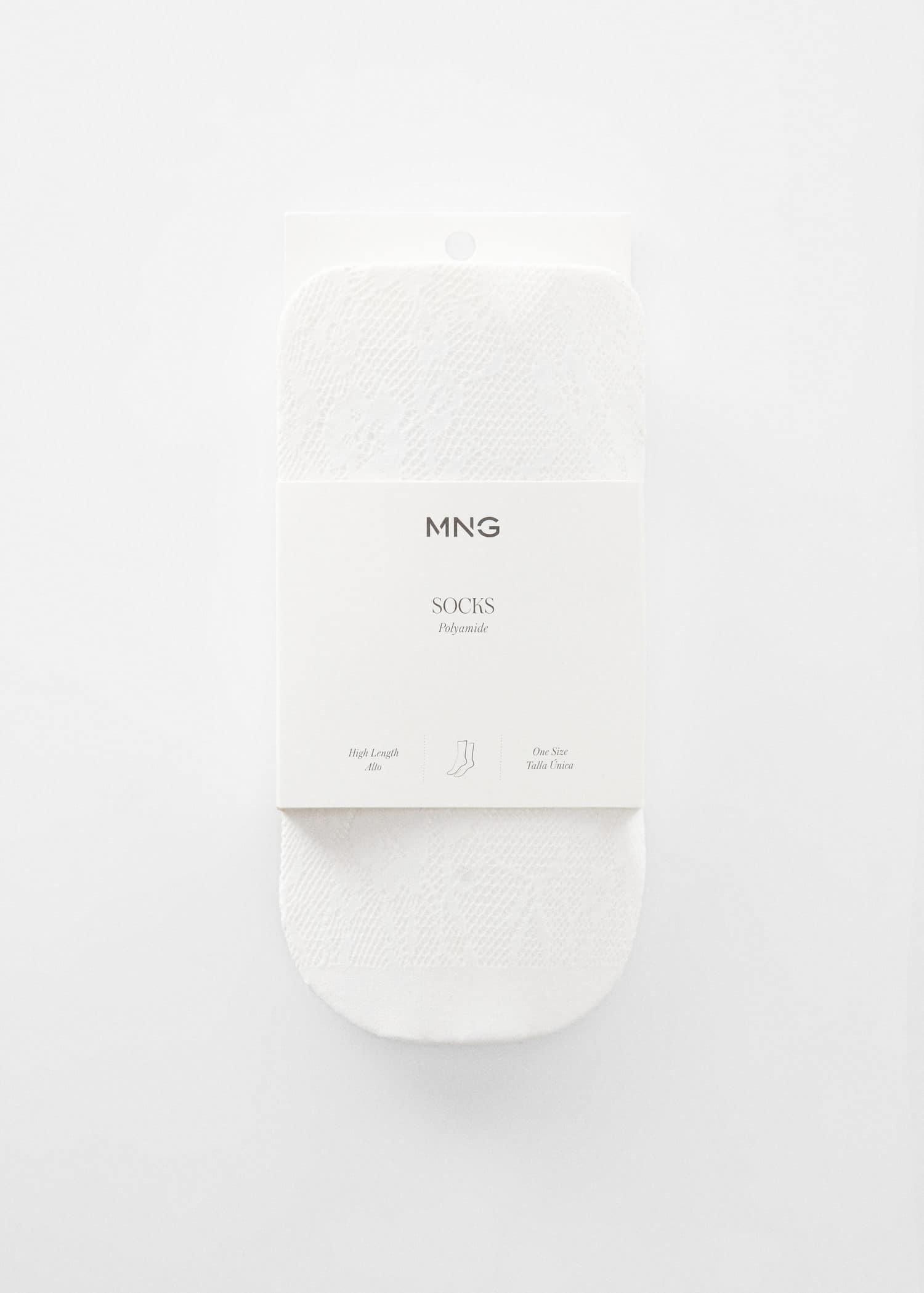 White Lace Socks, , large image number 3