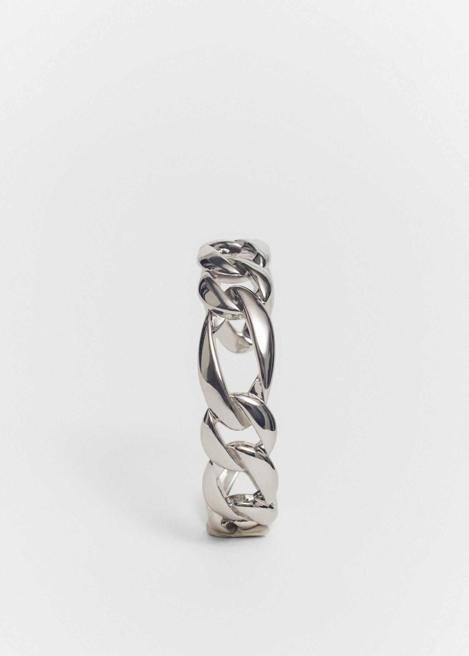 Silver Rigid Interlocking Bracelet, , large image number 3