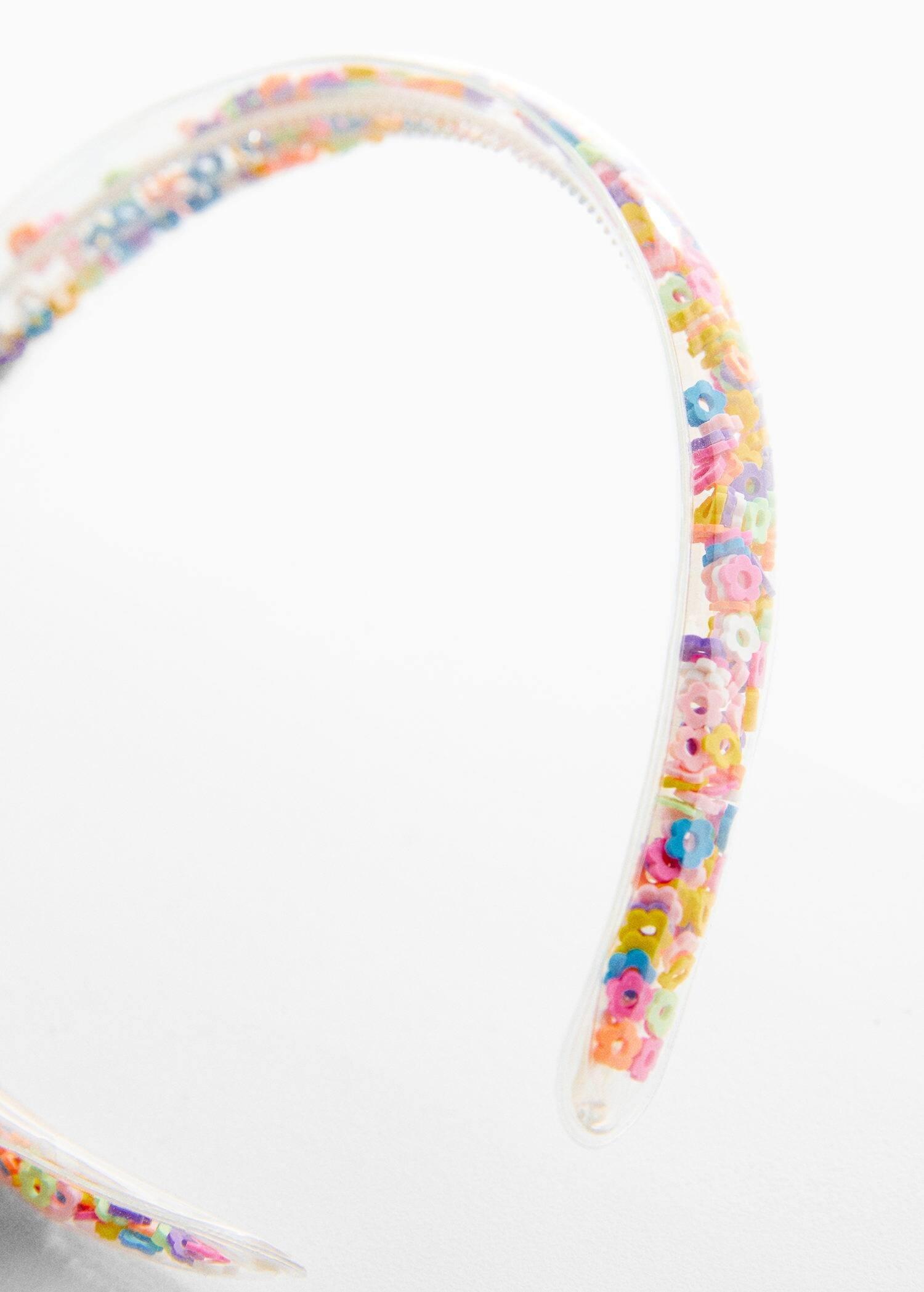 Pink Patterned Headband, Kids Girls, , large image number 0