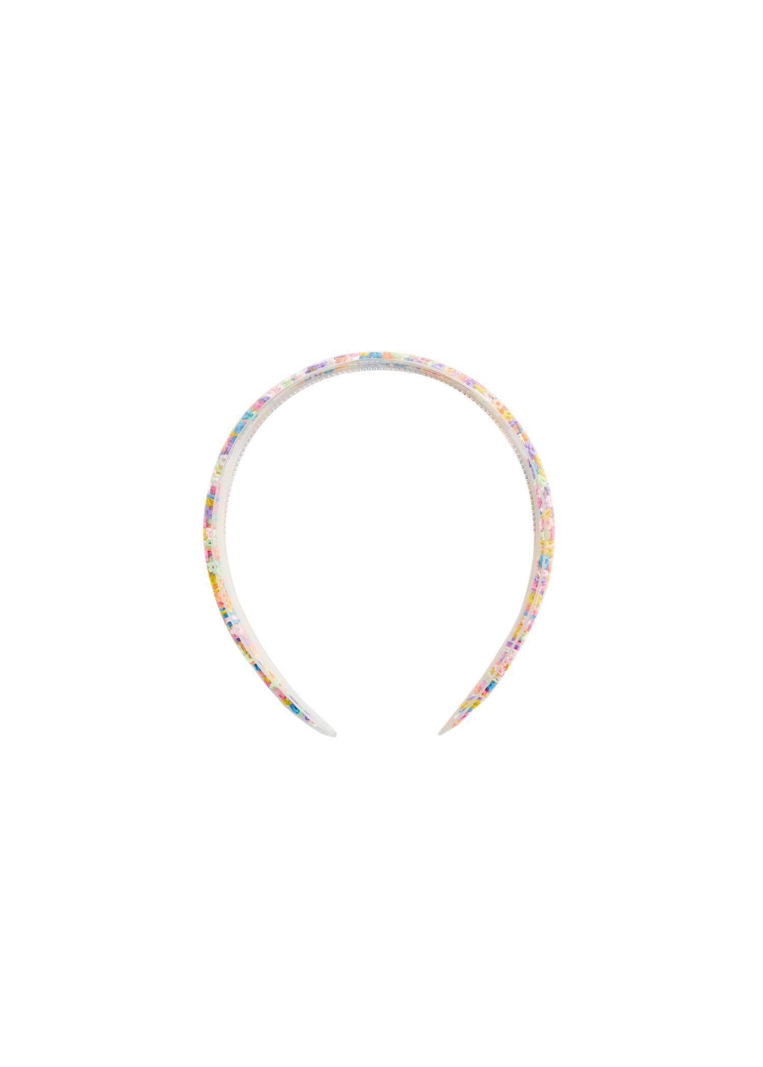 Pink Patterned Headband, Kids Girls, , large image number 1