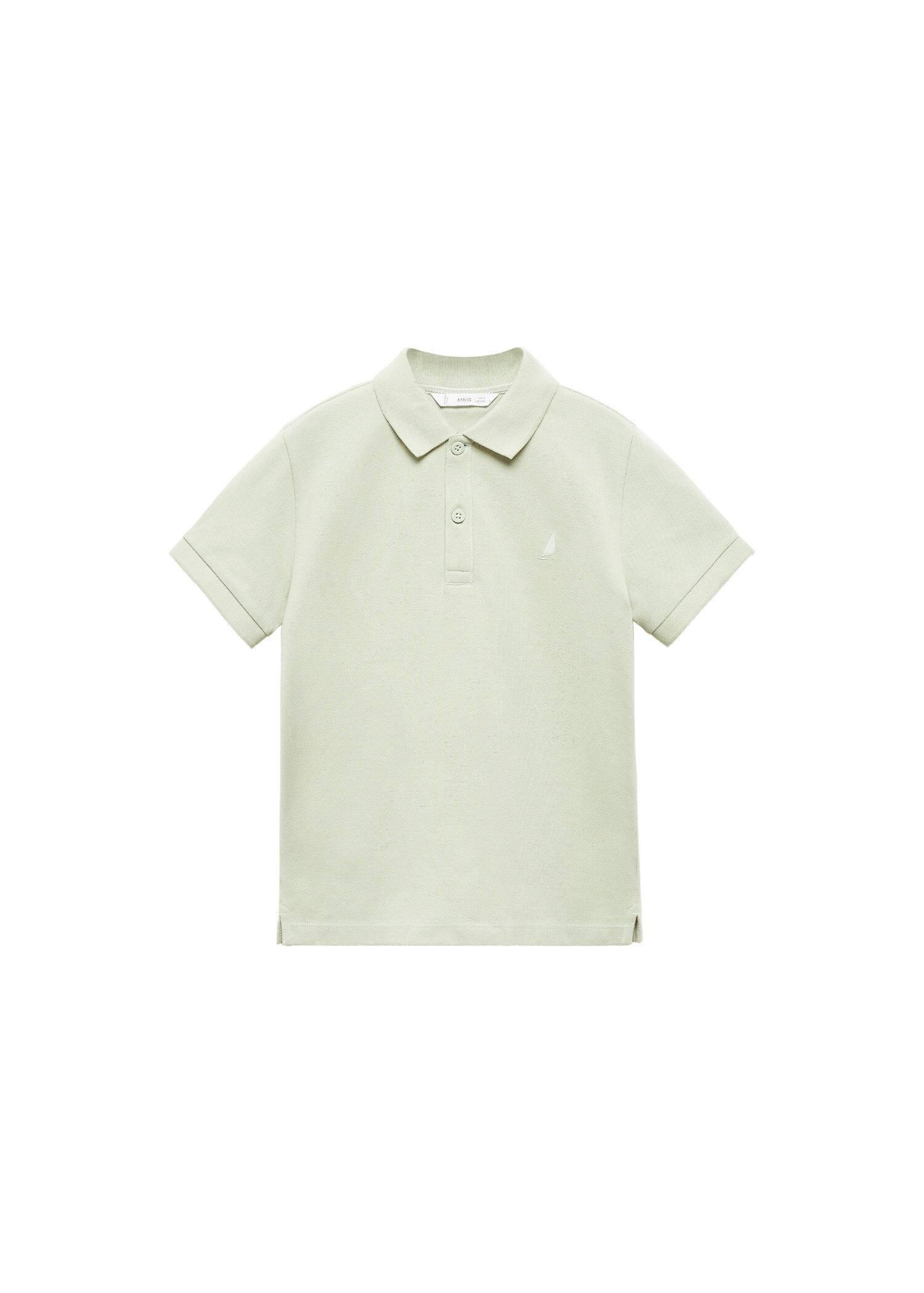 Mango - Khaki Cotton Polo Shirt, Kids Boys