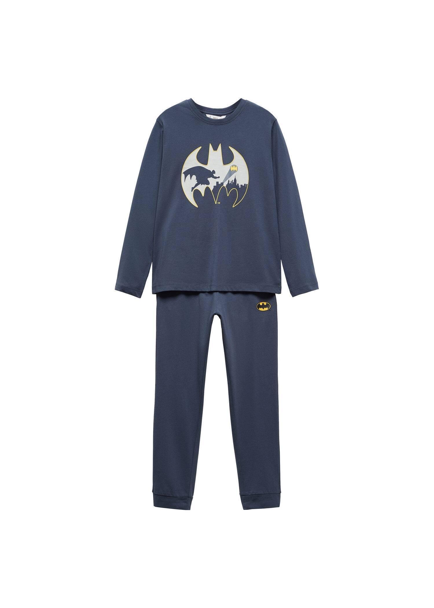 Mango - Blue Long Batman Pyjamas, Kids Boys