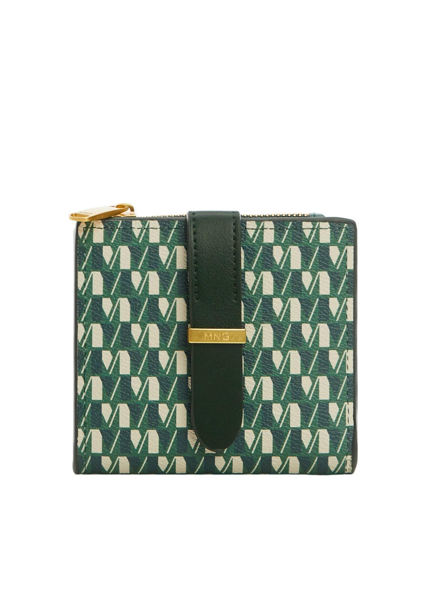 Green Printed Logo Wallet, , large image number 2
