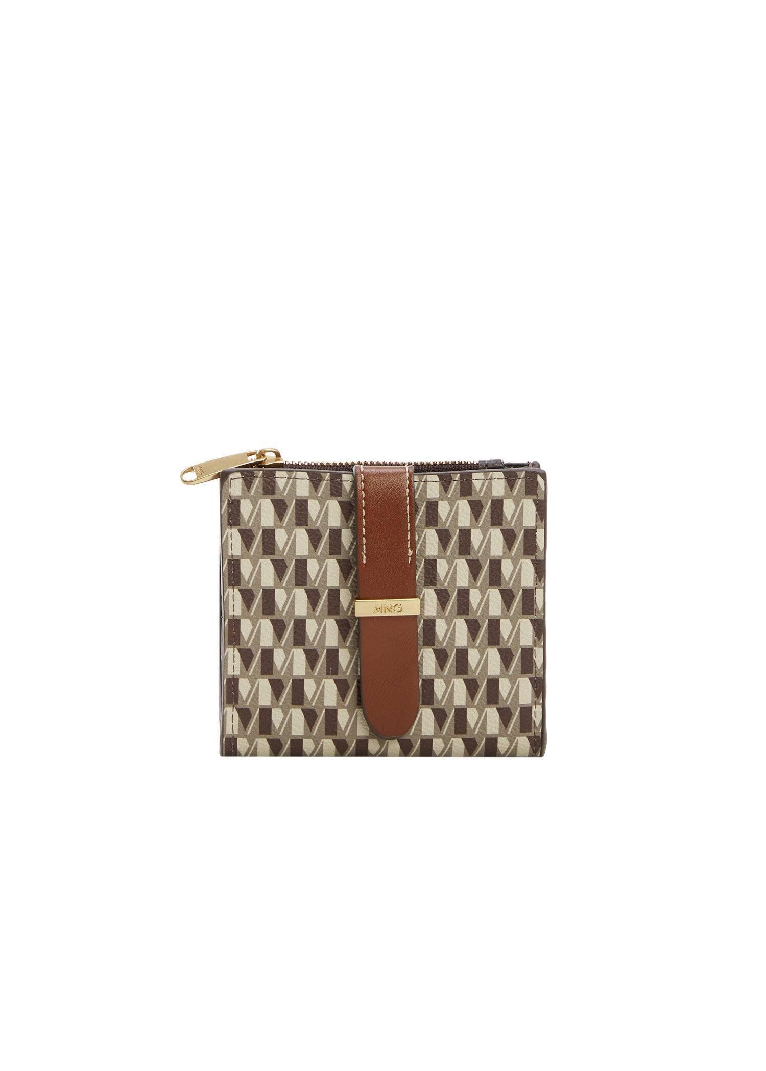Brown Wallet With Printed Logo, , large image number 3