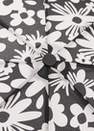 Mango - Black Floral Folding Umbrella
