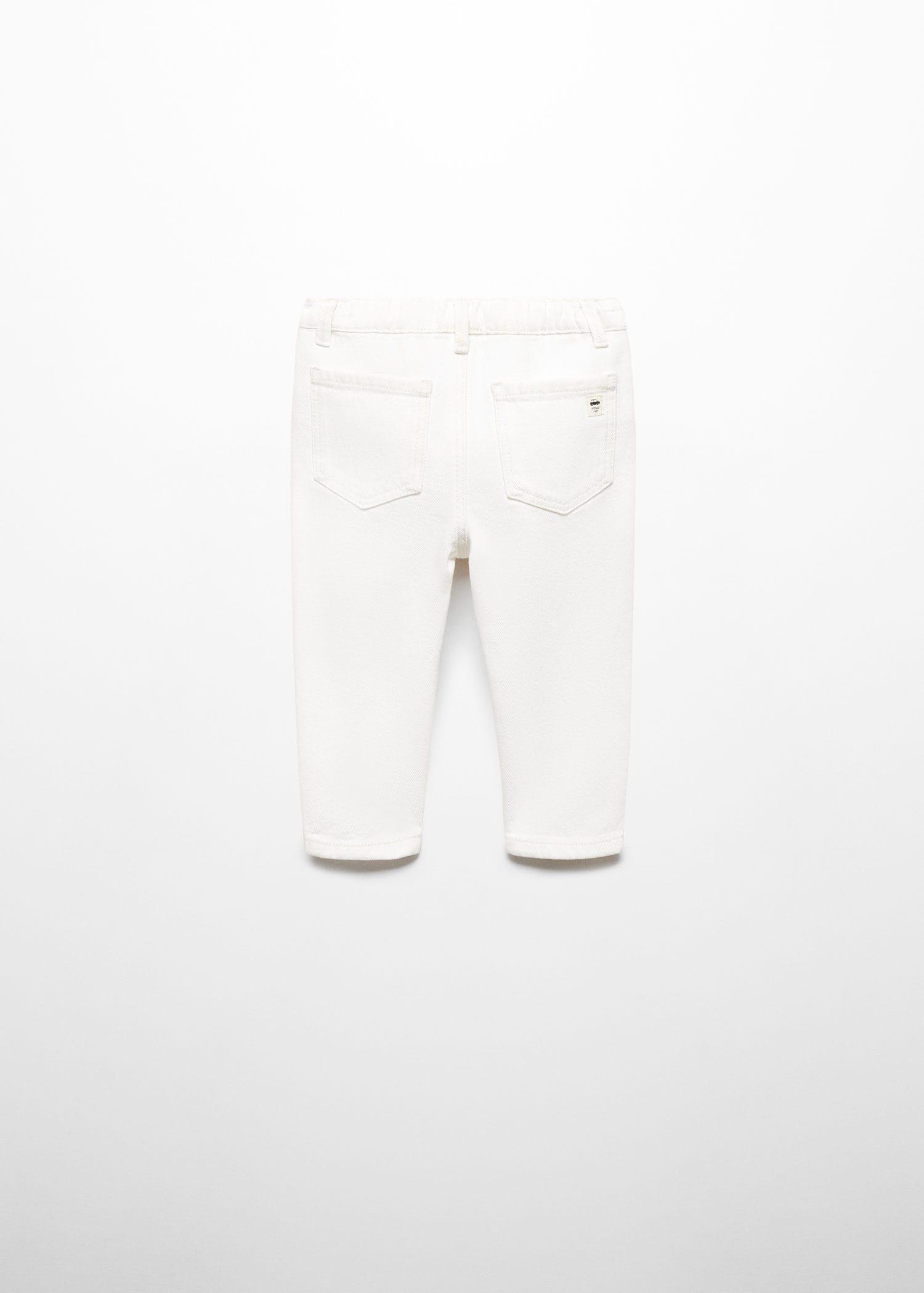 Mango - White Regular-Fit Jeans, Kids Boys