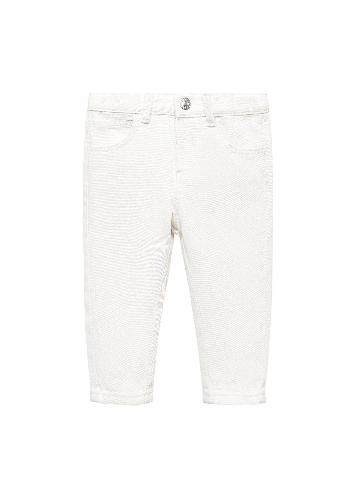 Mango - White Regular-Fit Jeans, Kids Boys