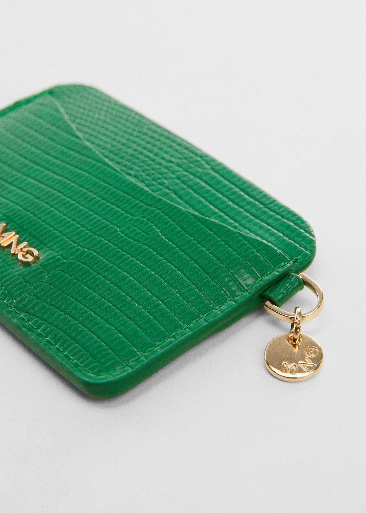 Green Snake Effect Cardholder, , large image number 5