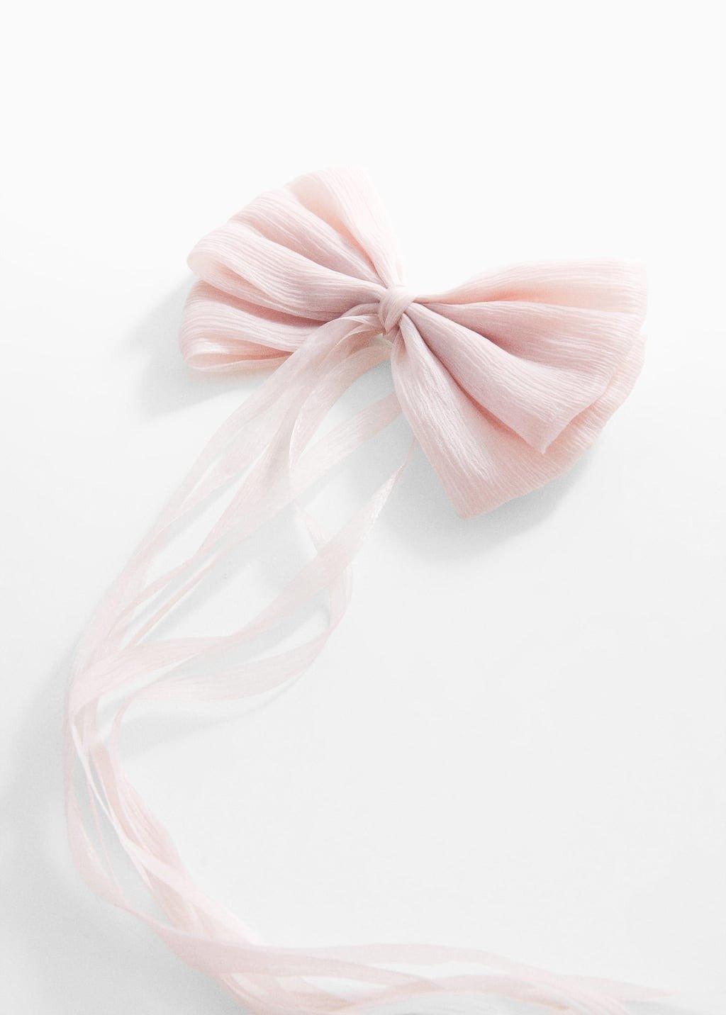 Pink Bow Hairclip, Kids Girls, , large image number 4