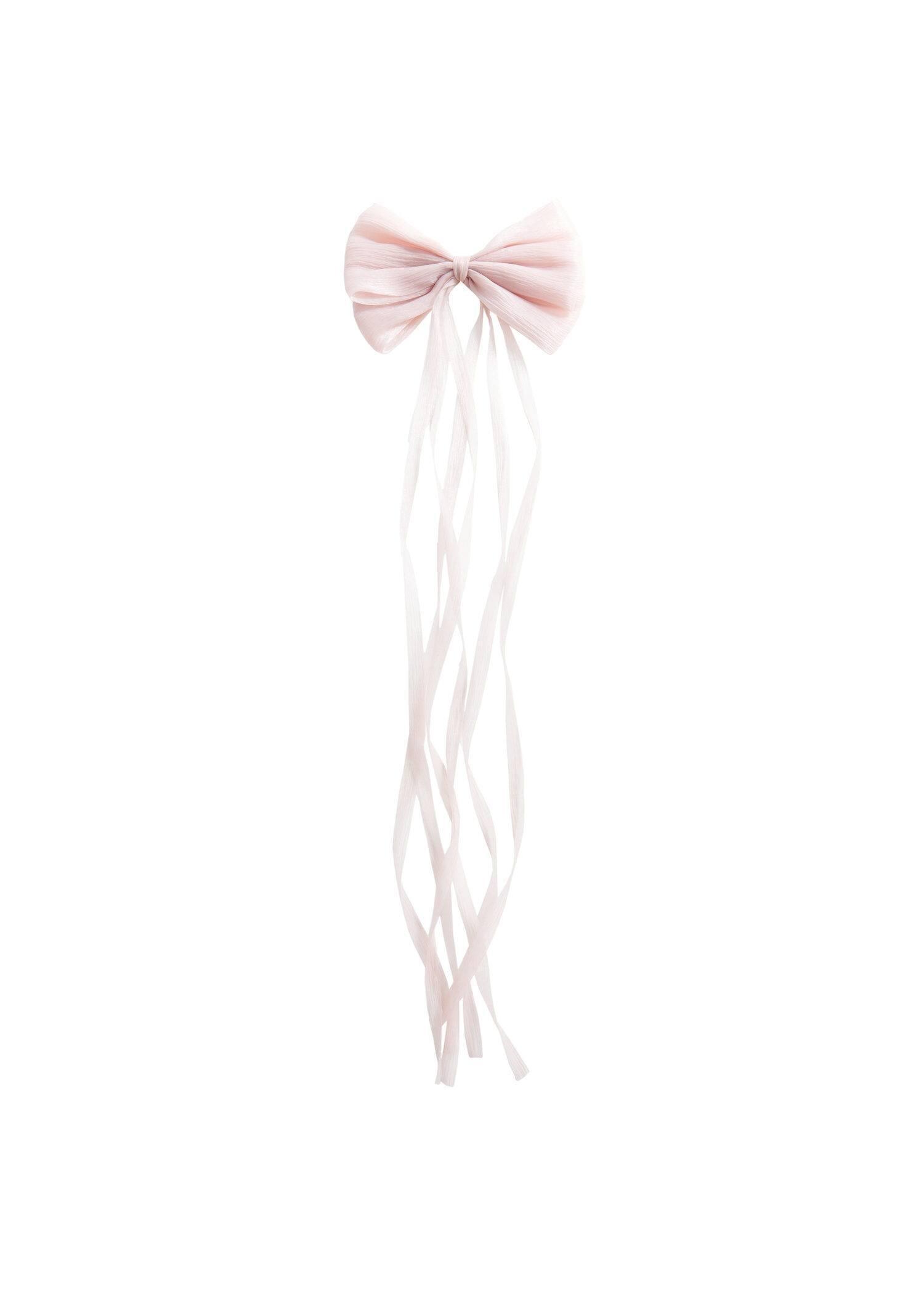 Pink Bow Hairclip, Kids Girls, , large image number 7