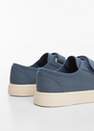 Mango - Blue Velcro Fastening Straps Sneakers, Kids Boys